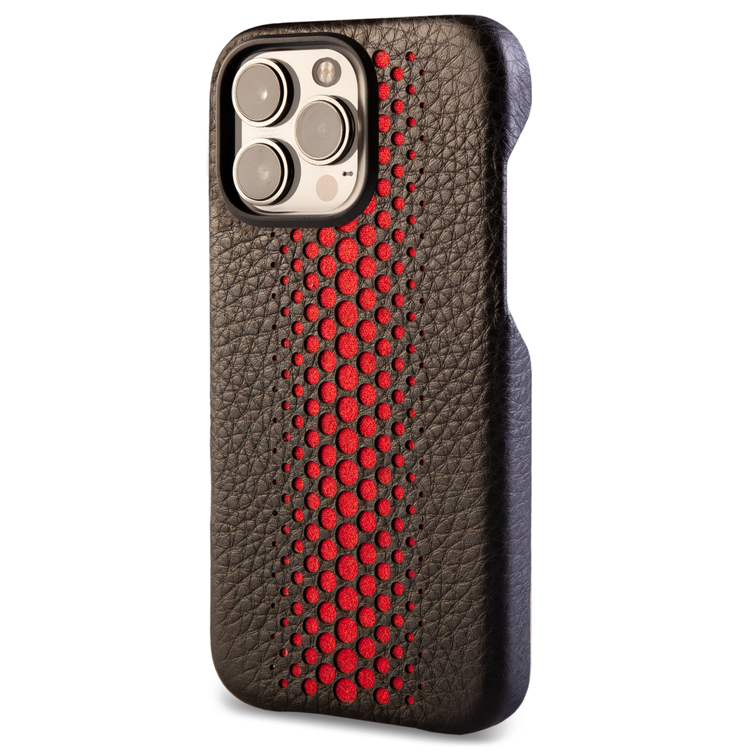 Custom Dotted iPhone Leather Case