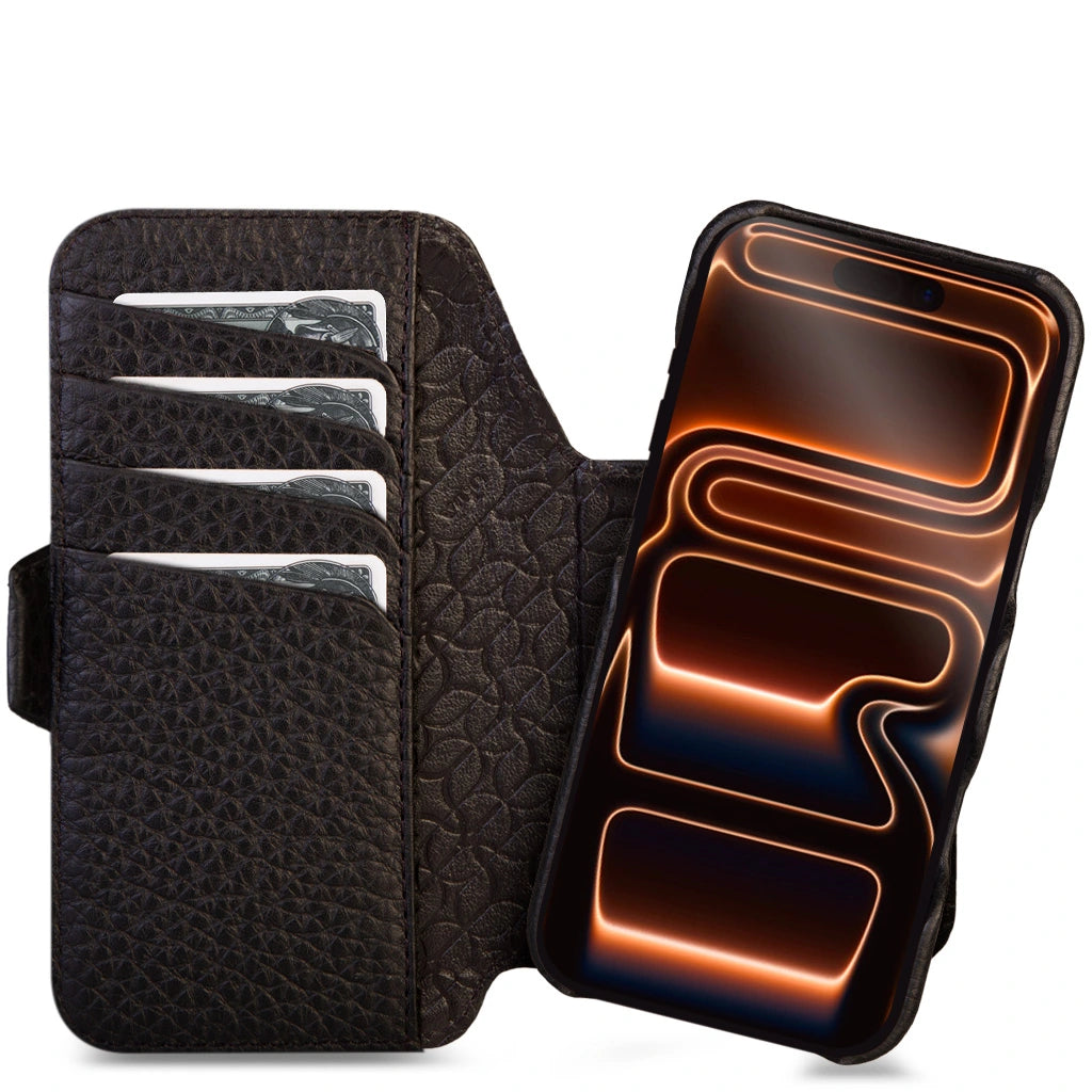 2 in 1 Detachable Wallet leather case for iPhone 17 Pro