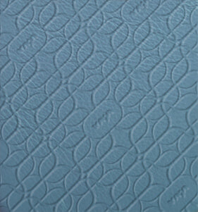 Caterina leather in Alaskan Blue