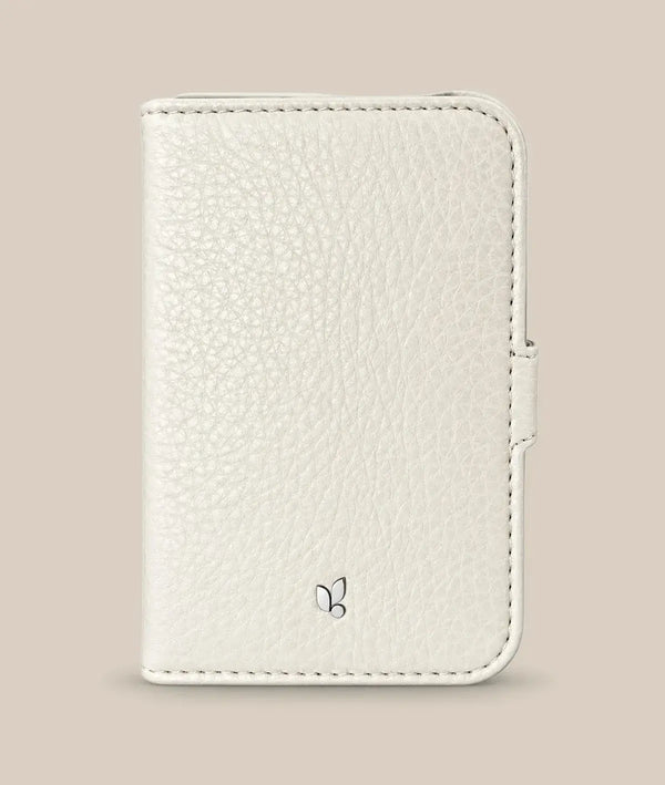 Vaja Duo Folio in Floater Latte, closed