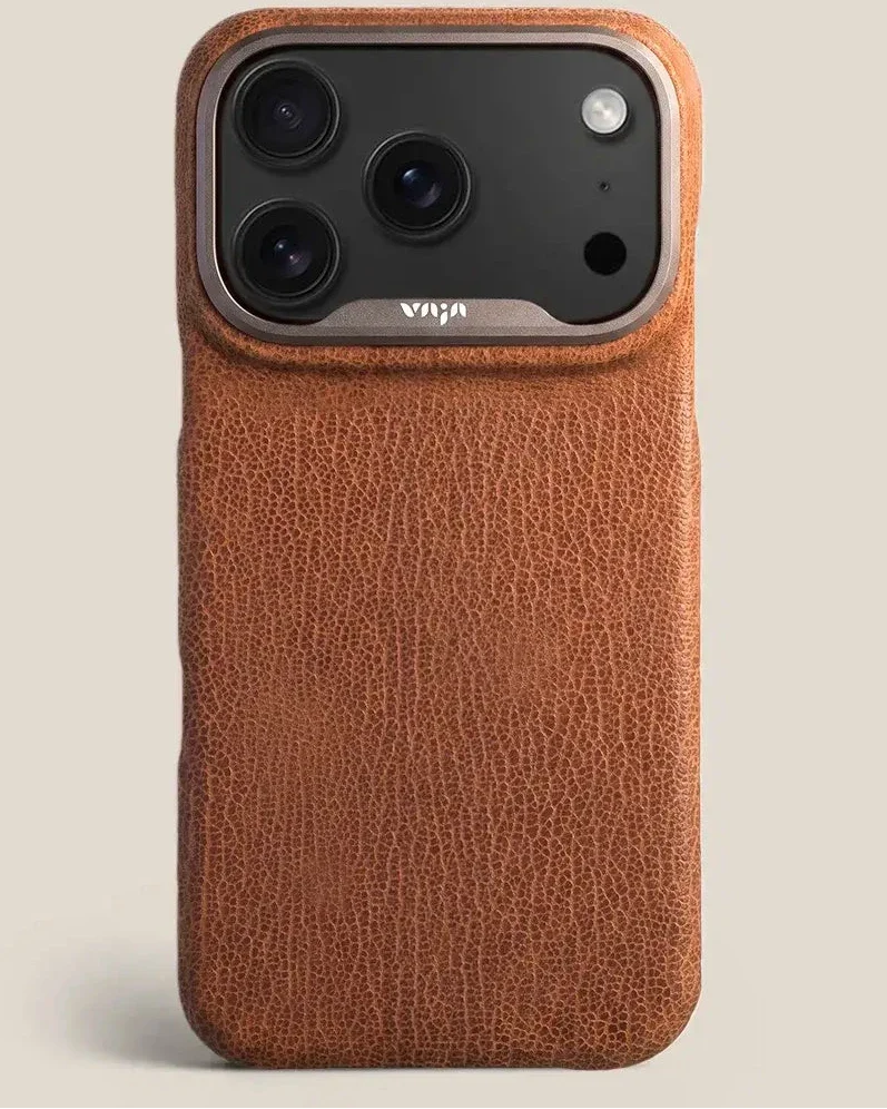 Vaja Grip leather case for iPhone 18 Pro in Parma Clove