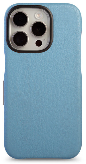 Floater leather case in Air Blue