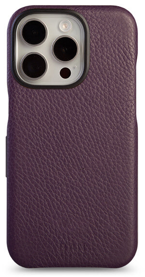 Floater leather case in Deep Purple