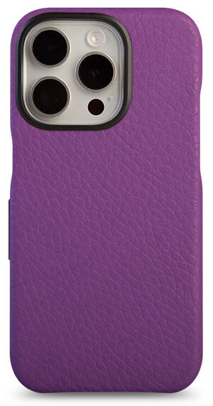 Floater leather case in Dew Berry
