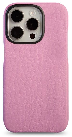 Floater leather case in Pinkter