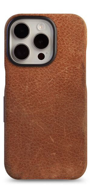 Pull-Up leather in Camel – aged