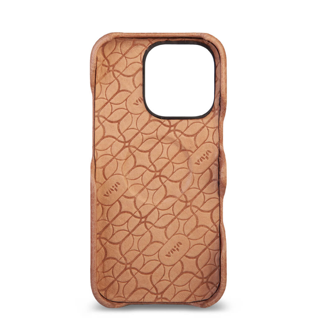 Grip - iPhone 16 Pro leather case V-Mag - Vaja