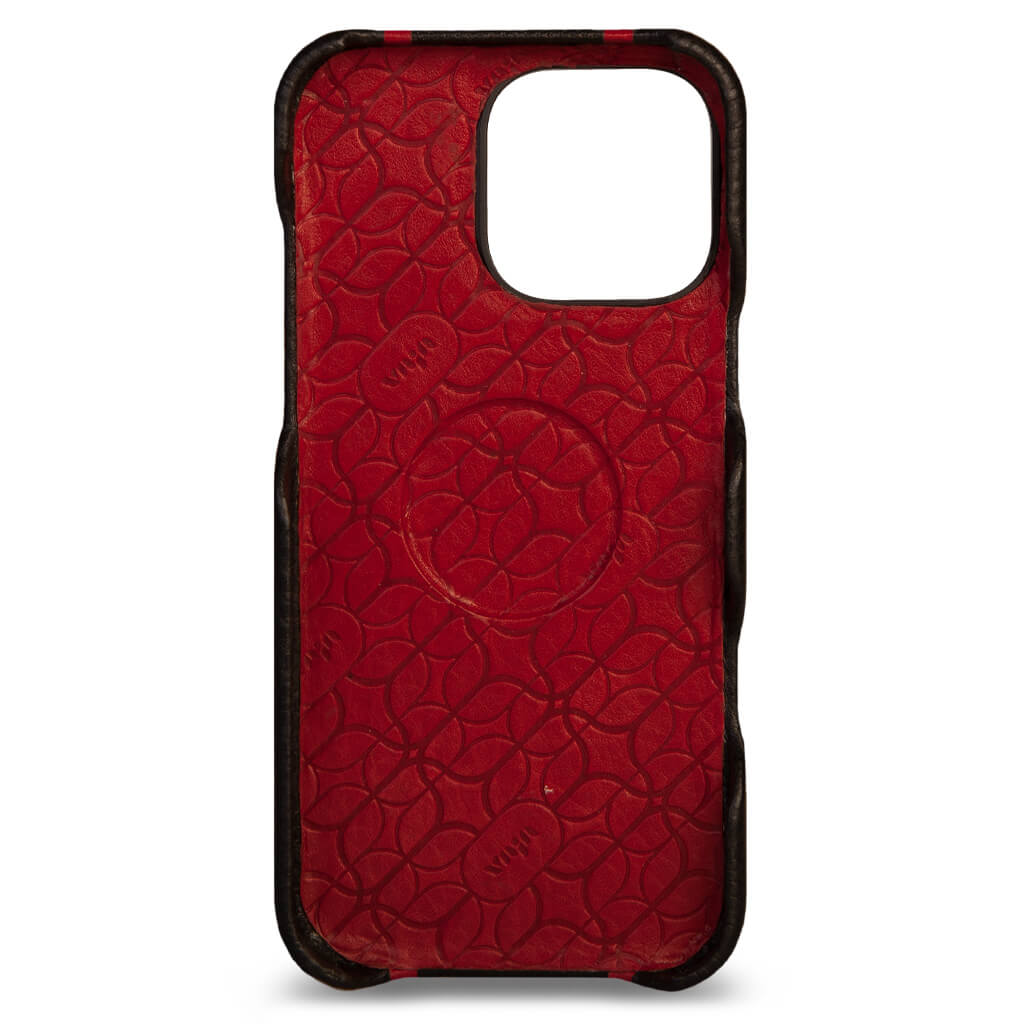 Grip - iPhone 16 Pro Max leather case V-Mag