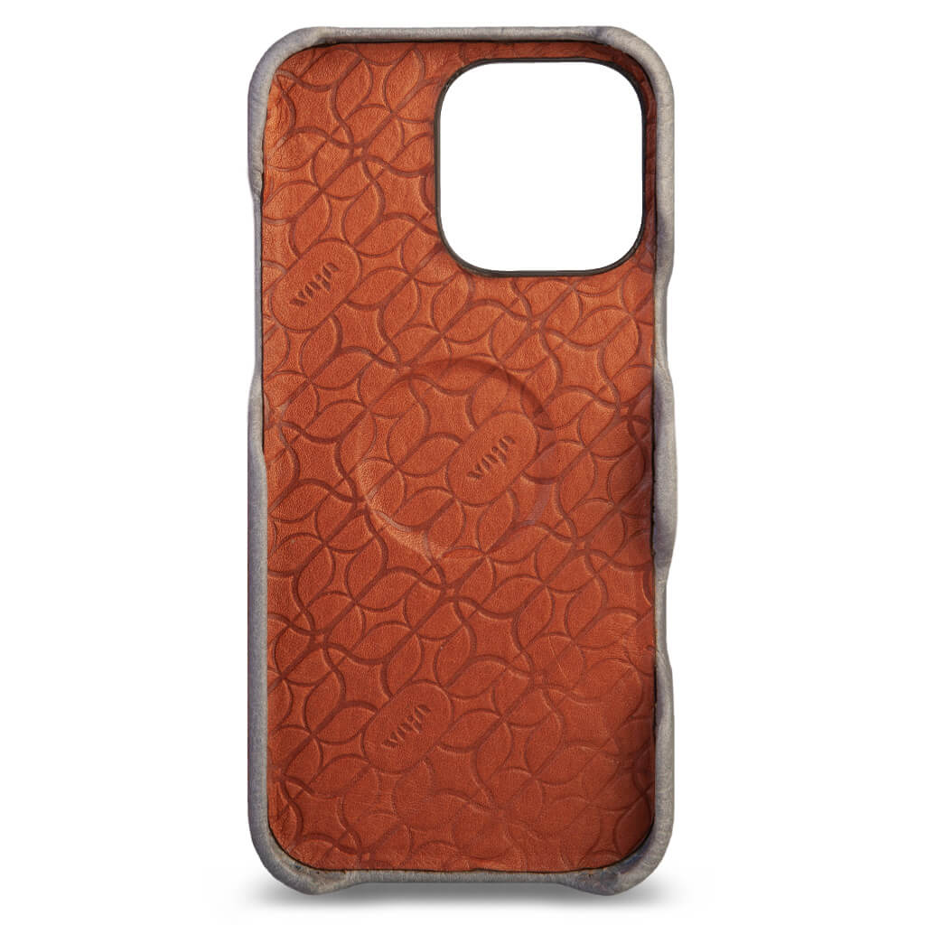 Grip - iPhone 16 Pro Max leather case V-Mag - Vaja