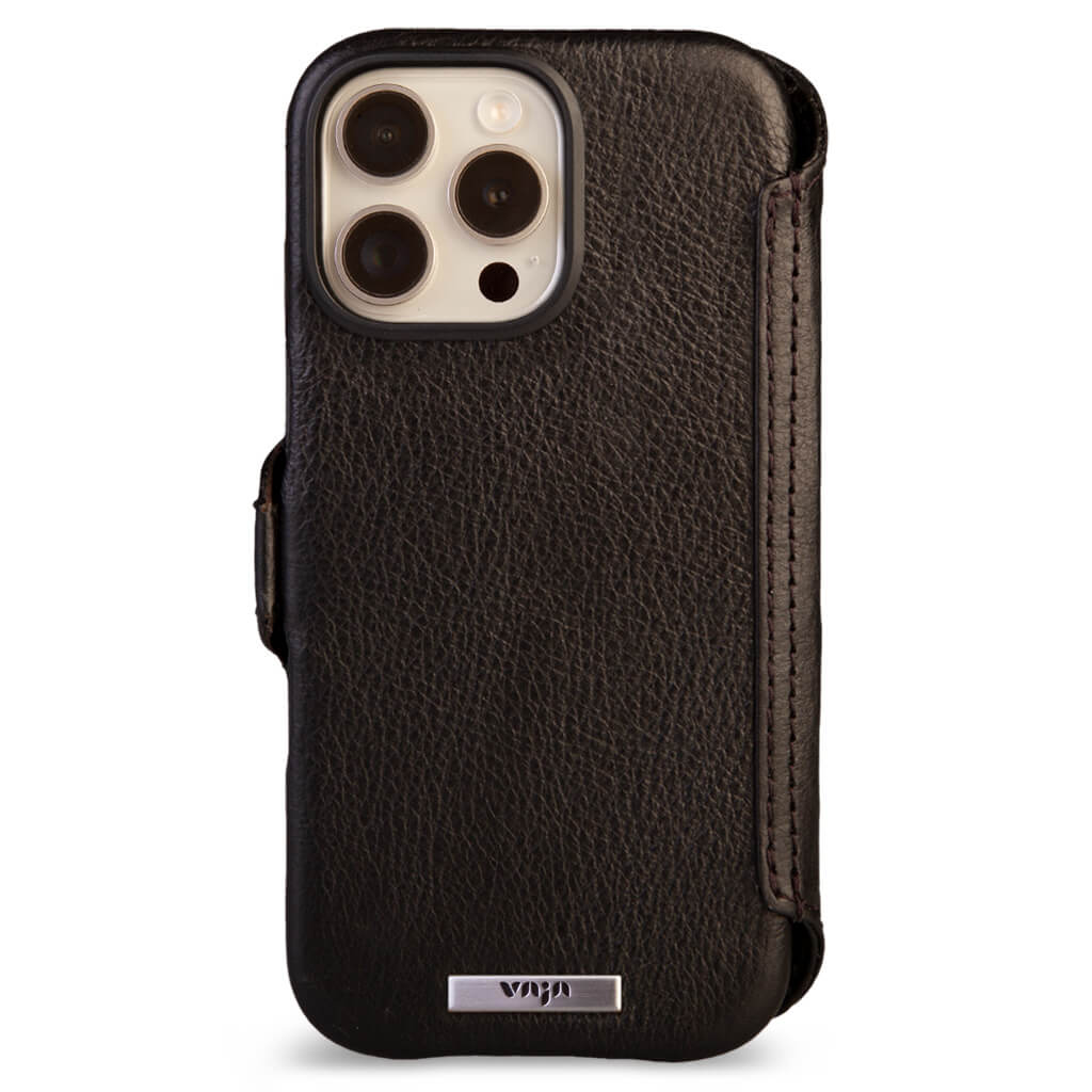 Wallet - iPhone 16 Pro Max leather case V-Mag - Vaja