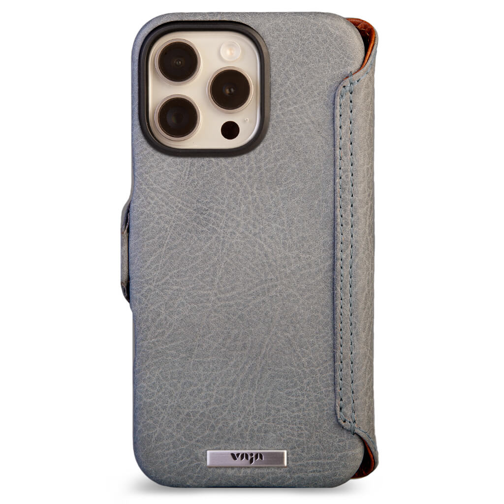 Wallet - iPhone 16 Pro Max leather case V-Mag - Vaja