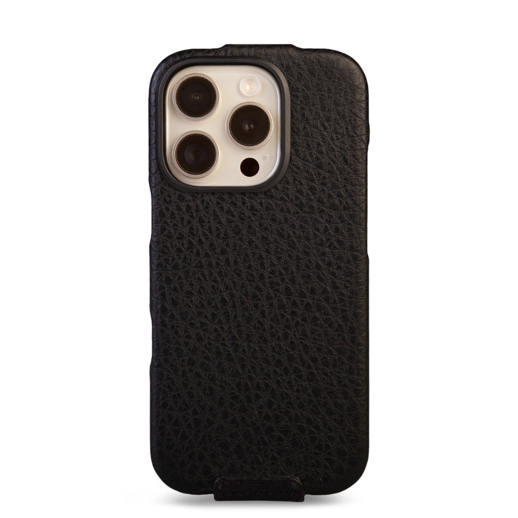 Top - iPhone 16 Pro leather case V-Mag