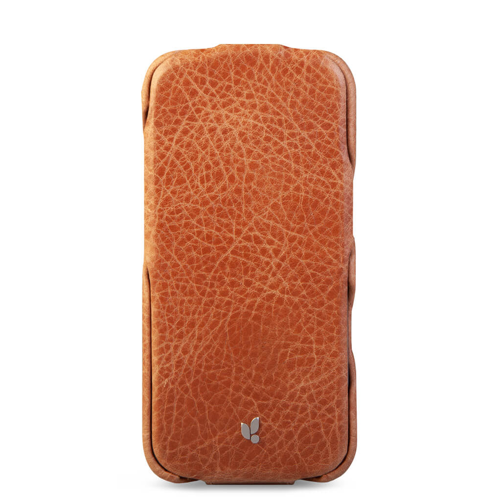 Top - iPhone 16 Pro leather case V-Mag