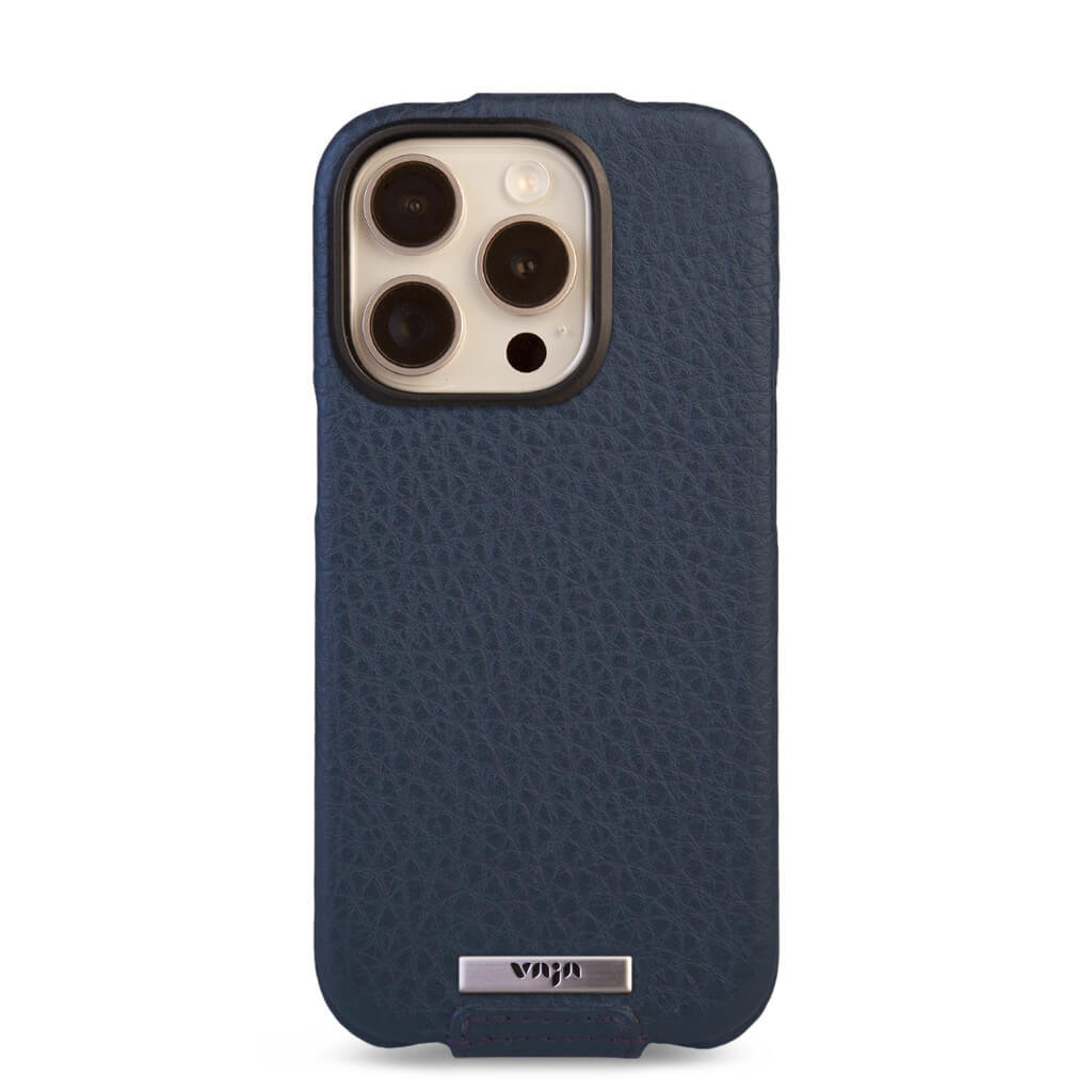 Top - iPhone 16 Pro leather case V-Mag