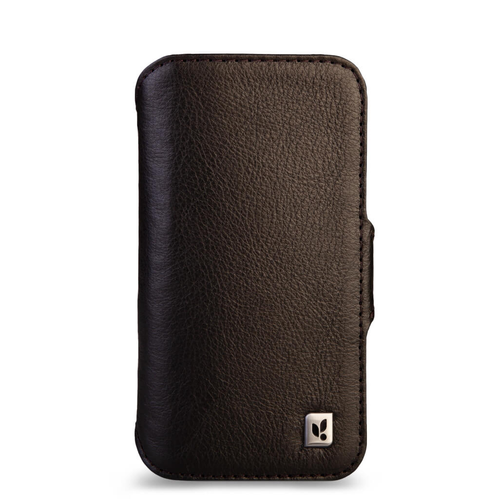 Wallet - iPhone 16 Pro leather case V-Mag - Vaja