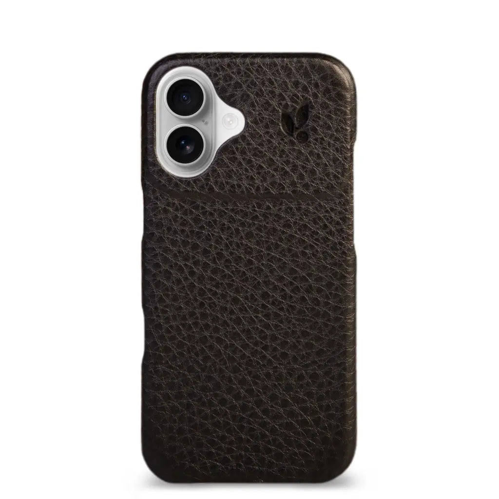 Grip iPhone 17 leather case with MagSafe