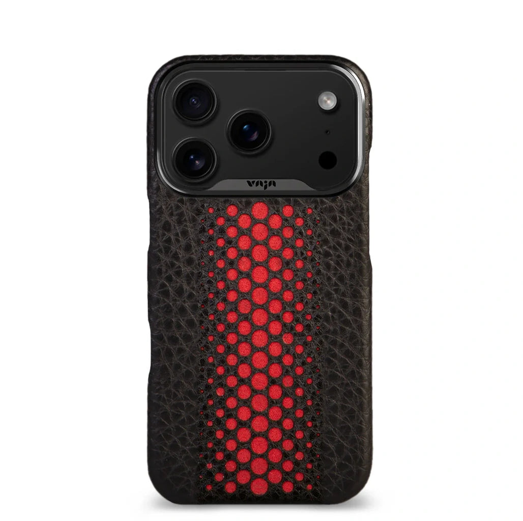 Grip – iPhone 17 Pro leather case V-Magsafe - Vaja
