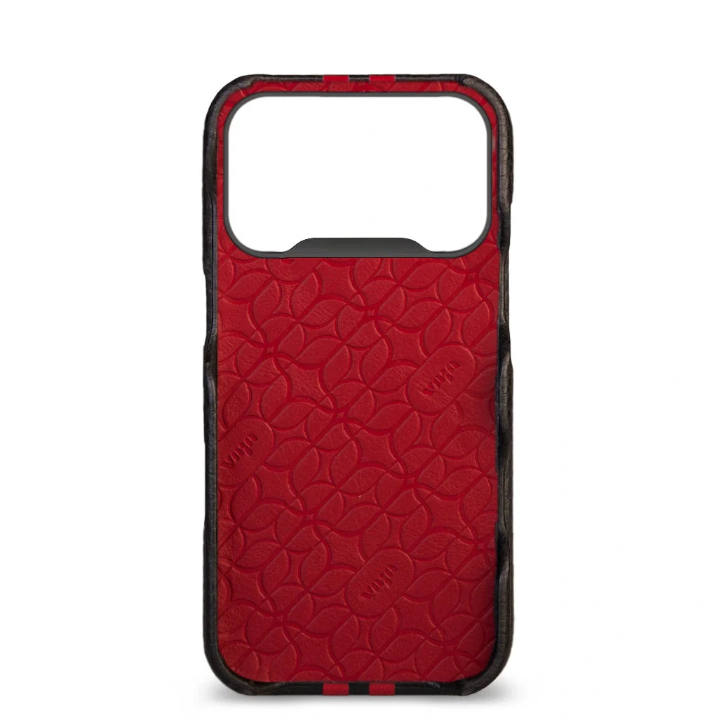 Grip – iPhone 17 Pro leather case V-Magsafe - Vaja