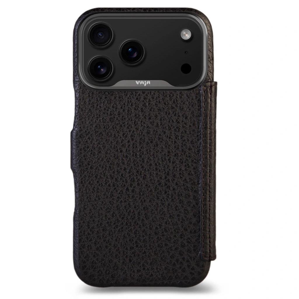 Folio - iPhone 17 Pro Max Leather Case V-Magsafe