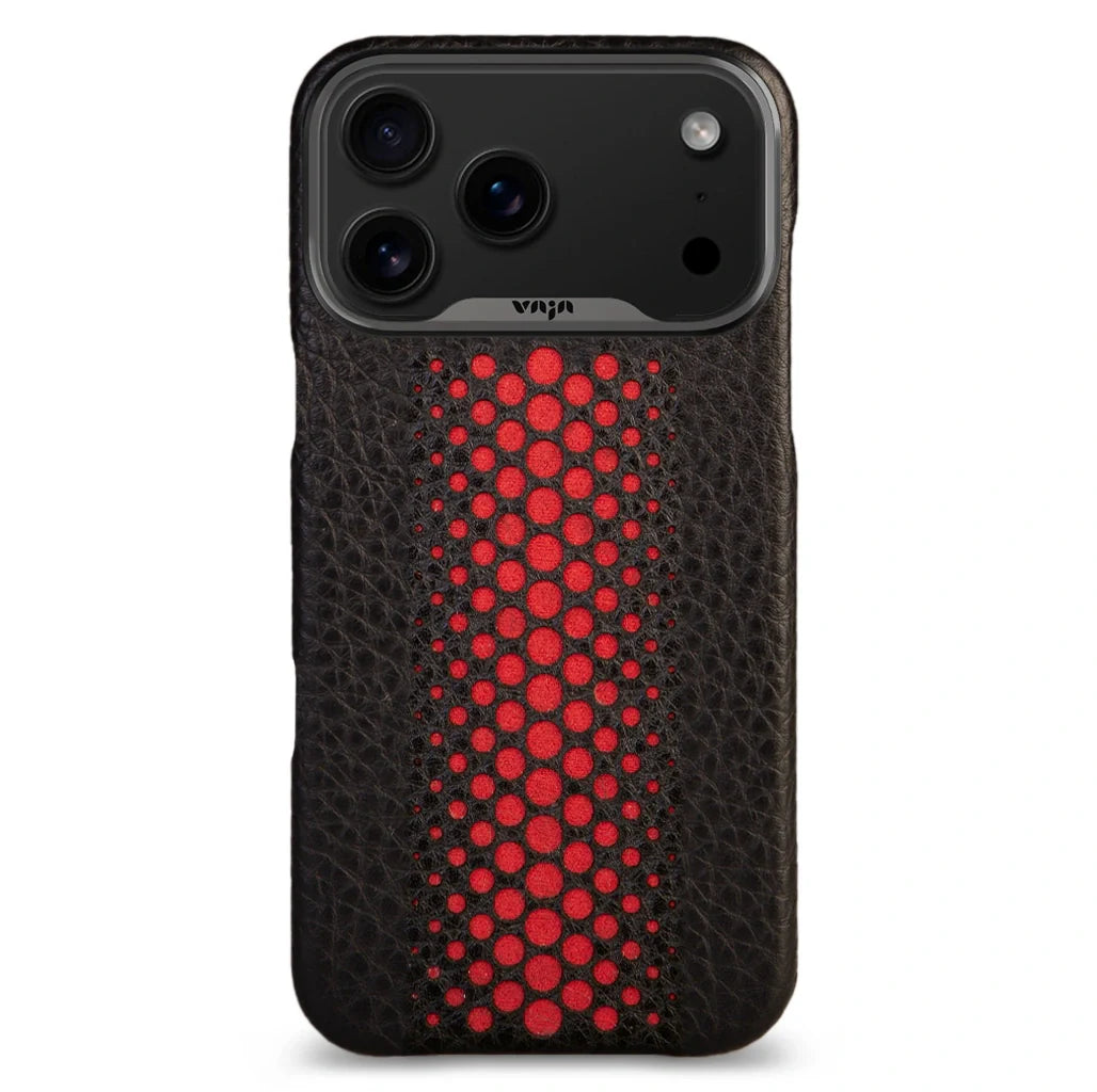 Grip – iPhone 17 Pro Max leather case V-Magsafe - Vaja
