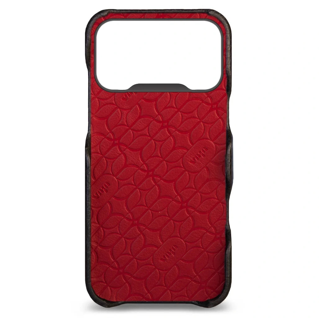 Grip – iPhone 17 Pro Max leather case V-Magsafe - Vaja