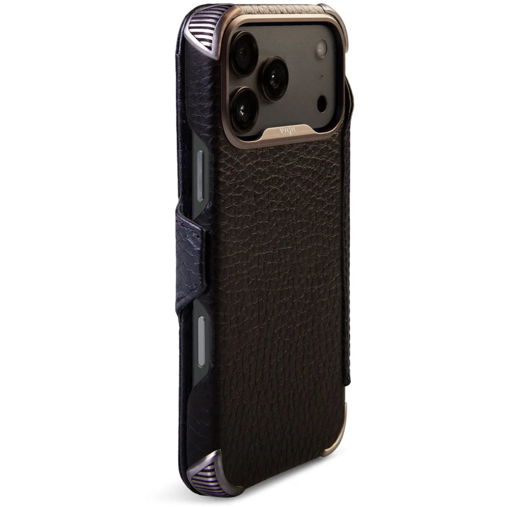 Wallet Buckler – iPhone 17 Pro Max Leather Wallet Case with Magsafe - Vaja