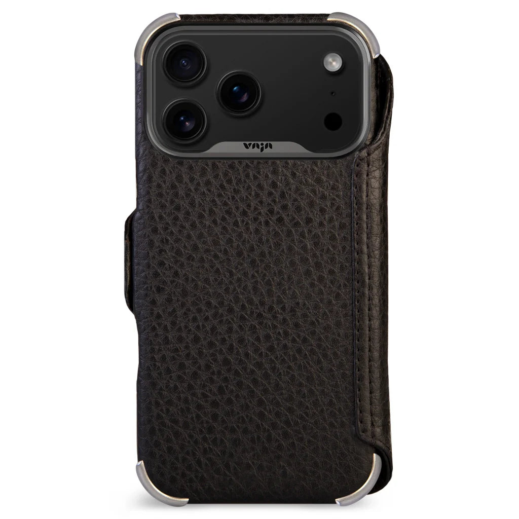 Wallet Buckler – iPhone 17 Pro Max Leather Wallet Case with Magsafe - Vaja