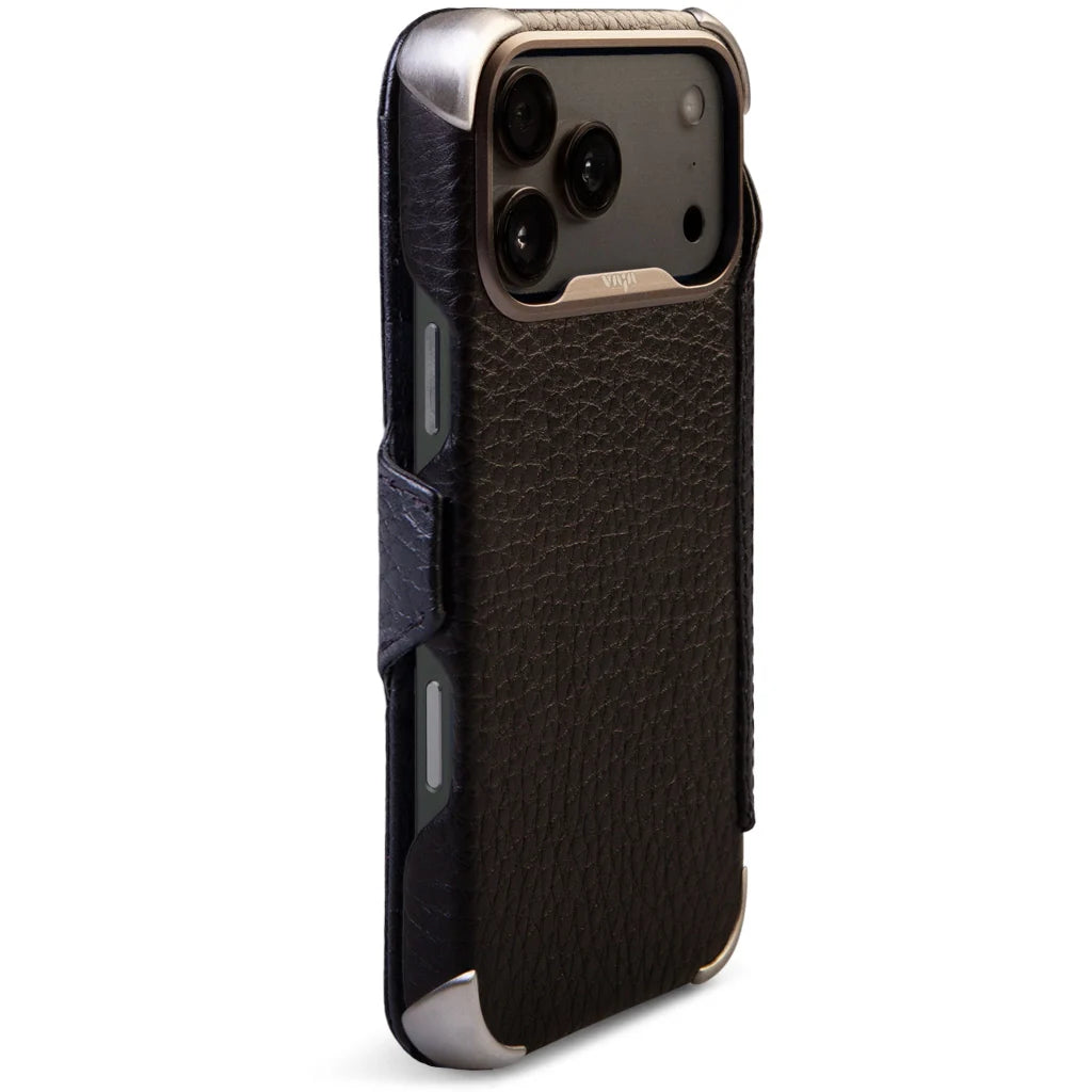 Wallet Buckler – iPhone 17 Pro Max Leather Wallet Case with Magsafe - Vaja