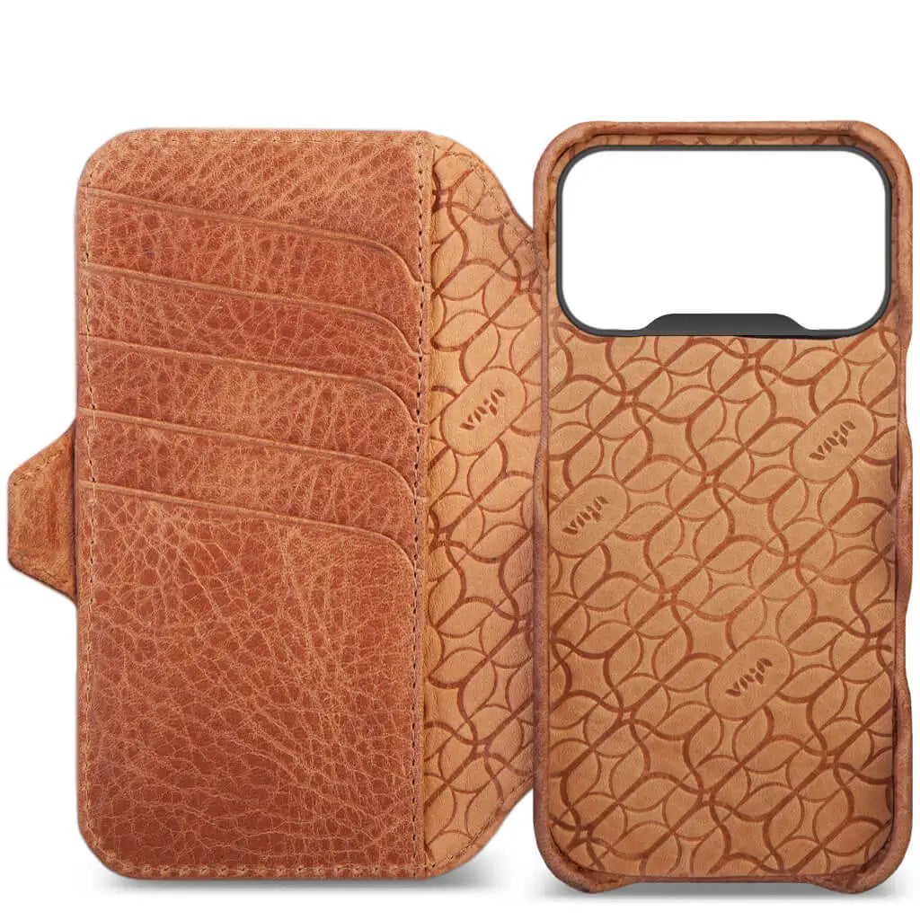 Wallet – iPhone 17 Pro Max leather case with Magsafe - Vaja