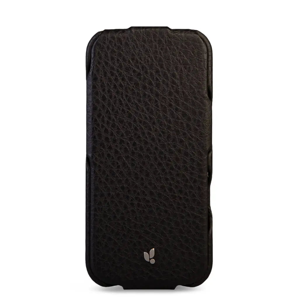 Top Leather Case for iPhone 17 Pro – Flip Top with MagSafe - Vaja