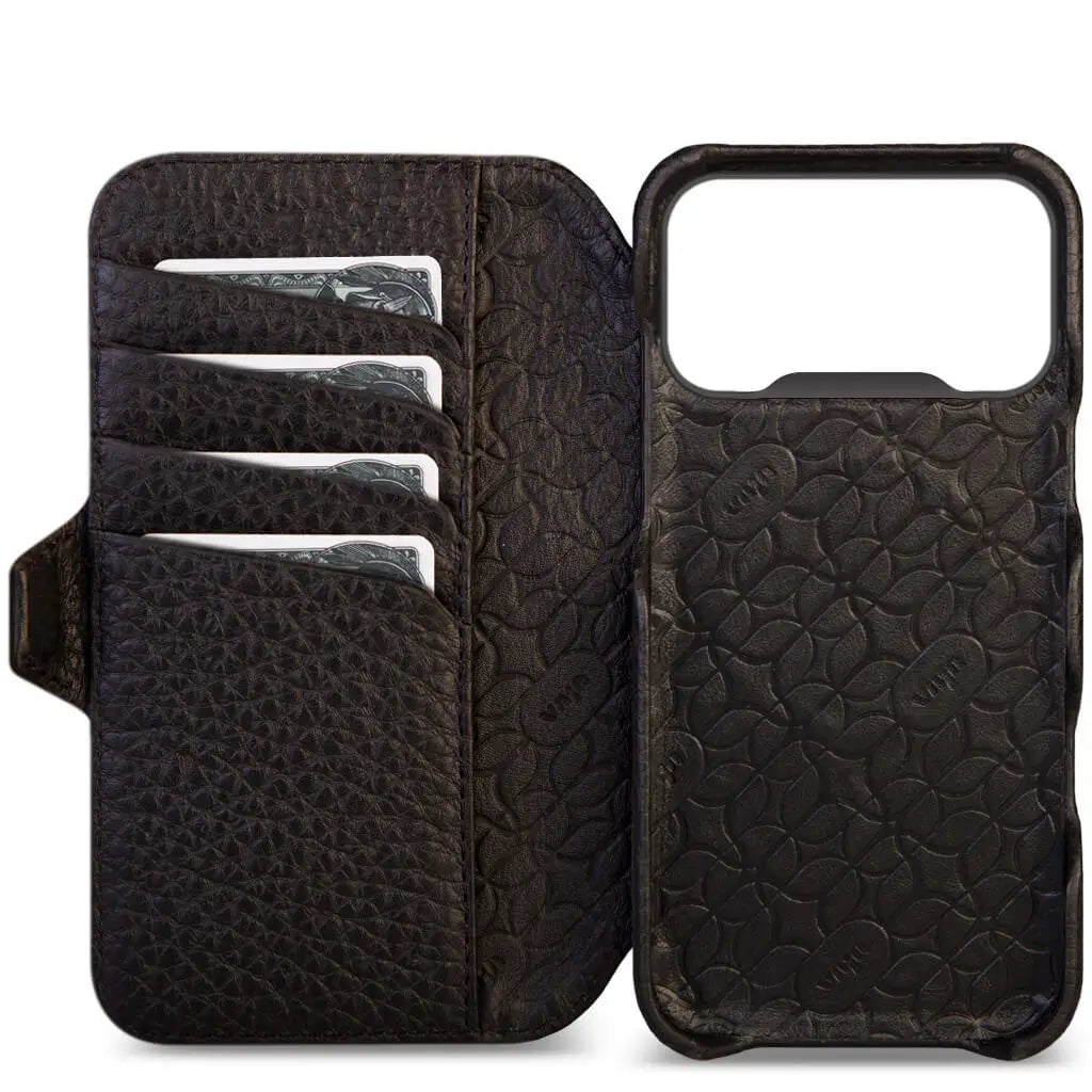 Wallet – iPhone 17 Pro leather case V-Magsafe - Vaja