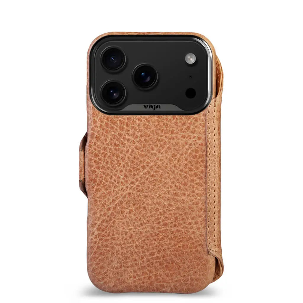 Wallet – iPhone 17 Pro leather case V-Magsafe - Vaja