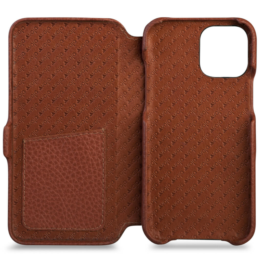 Products iPhone 12 Pro Max Folio Leather Case with MagSafe