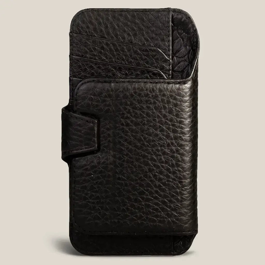 Vaja V-Mag Wallet Wrap in black leather