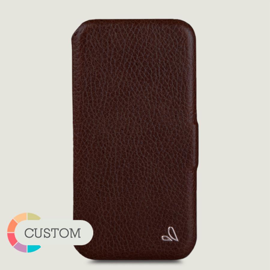 Customizable iPhone 11 Pro Folio leather case - Vaja