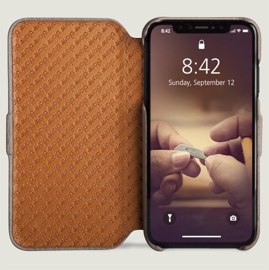 Folio - iPhone XS Max Leather Case - Vajacases