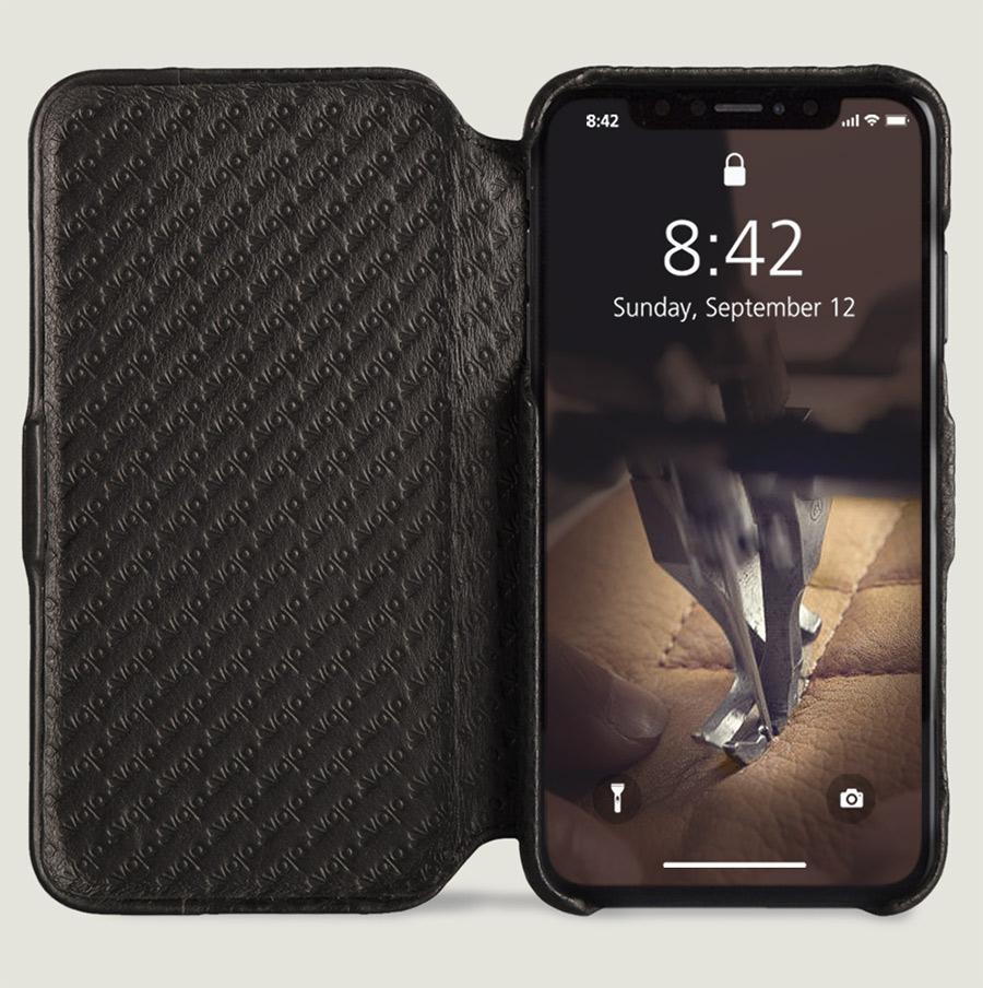 Folio LP iPhone XS Max Leather Case - Vajacases