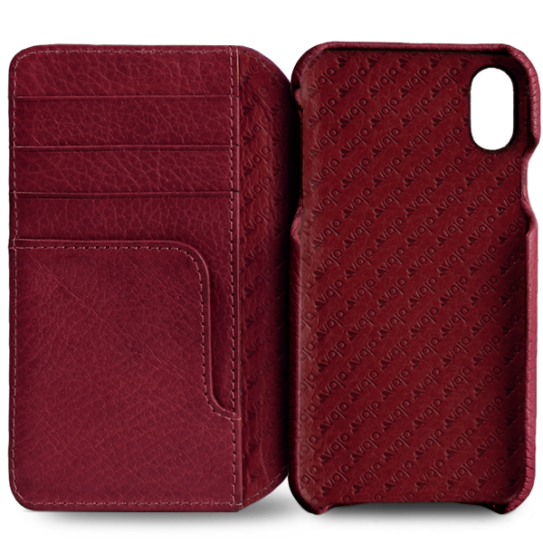 iPhone X Leather Case Wallet Agenda