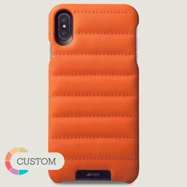 Custom Grip Rider iPhone Xs Max Leather Case - Vajacases