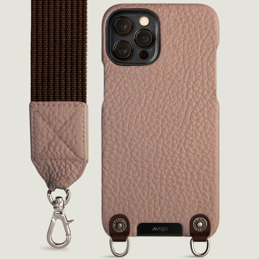 Crossbody iPhone 12 Pro Max leather case with magsafe - Vaja