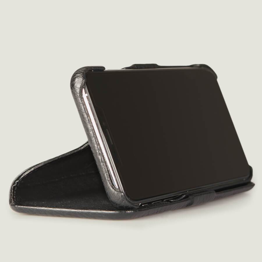 Folio Wallet Stand iPhone 11 Pro Max leather case - Vaja