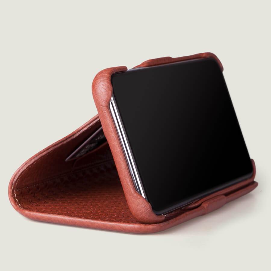 Folio Wallet Stand iPhone 11 Pro leather case - Vaja
