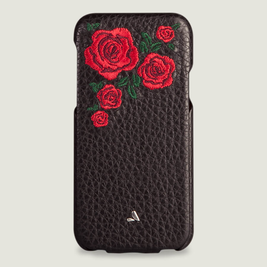 Top Amy for iPhone X Leather Case - Vajacases