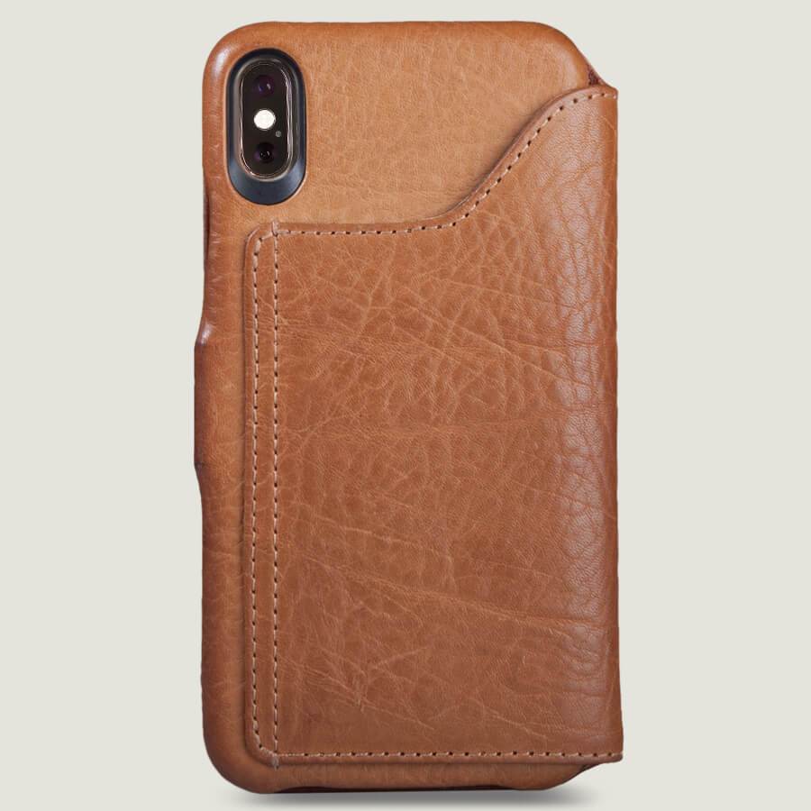 Folio Wallet Stand iPhone Xs Max Leather Case