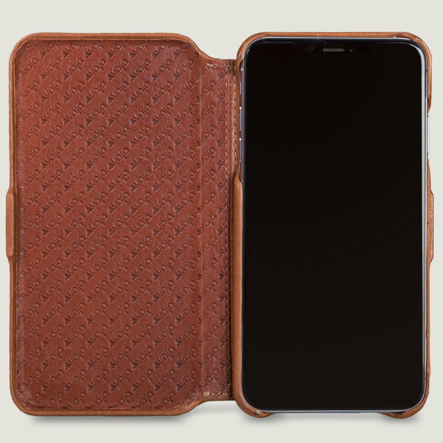 Folio Wallet Stand iPhone Xs Max Leather Case