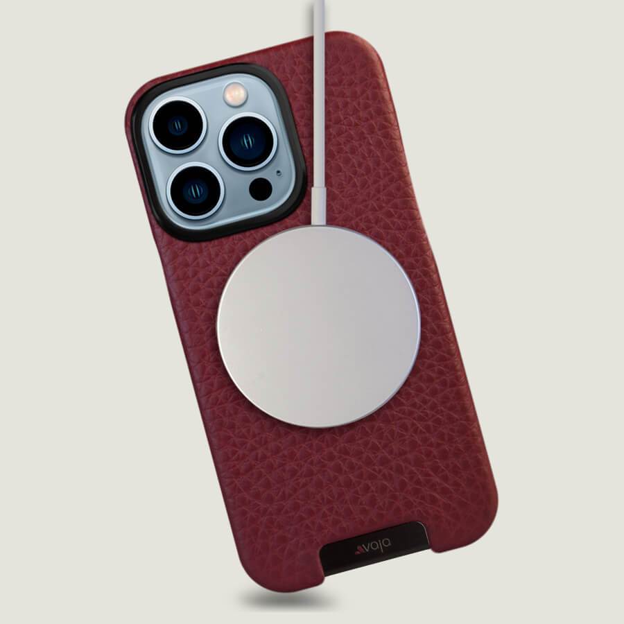 Grip iPhone 13 Pro MagSafe leather case - Vaja