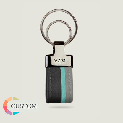 Custom GTR Leather Key Ring - Vaja