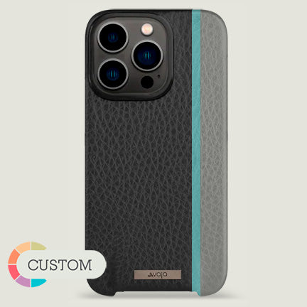 Custom GTR Grip iPhone 13 Pro Max leather case with MagSafe - Vaja