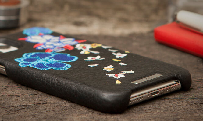 Kimono Grip iPhone 11 Pro Max Leather Case