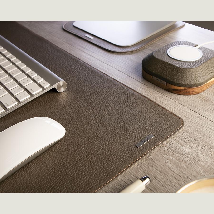 Deluxe leather desk pad - Vaja